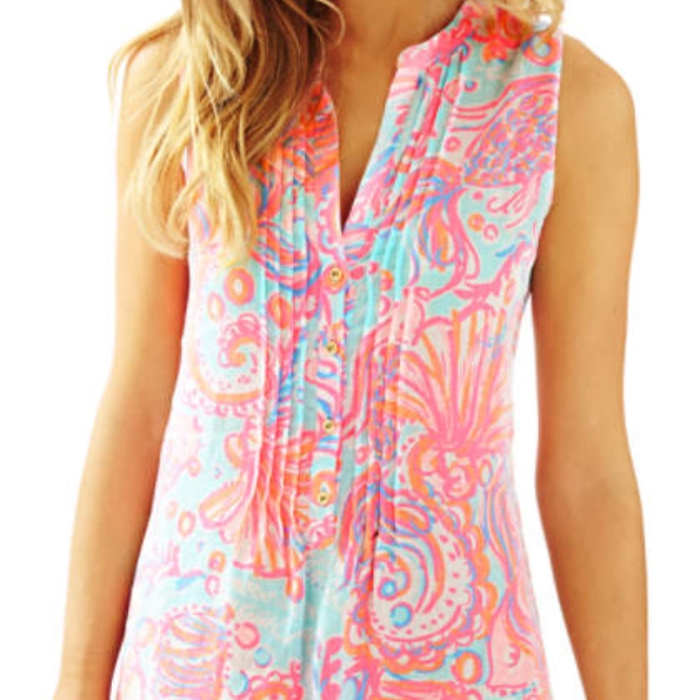 Sleeveless Sarasota Tunic Dress Lilly Pulitzer